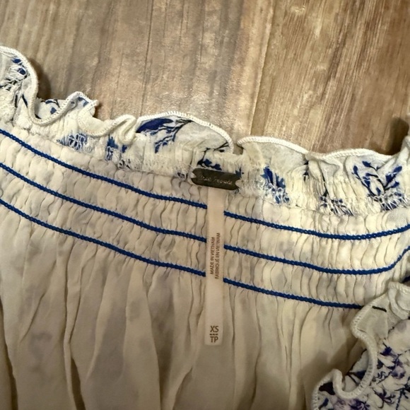 Free People Rose Valley Off the Shoulder Blouse - Picture 4 of 4